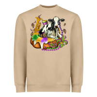 Mushroom holstein mardi gras Heavyweight Sweatshirt - OliviaCreatesArt