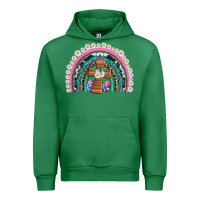 Emerald easter cross daisy egg rainbow Urban Hoodie - Artiststas
