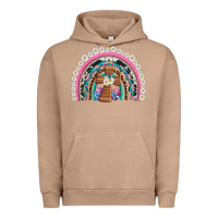 Pigment Burro easter cross daisy egg rainbow Urban Hoodie - Artiststas