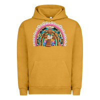 Pigment Peanut Butter easter cross daisy egg rainbow Urban Hoodie - Artiststas