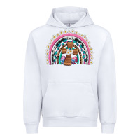 White easter cross daisy egg rainbow Urban Hoodie - Artiststas