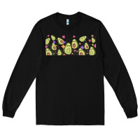 Black avocado Long Sleeve Tee - TumblerDesignByShophia