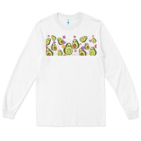White avocado Long Sleeve Tee - TumblerDesignByShophia