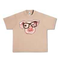 Burro pig with glasses Urban Heavy Tee - RanaPortraitStore