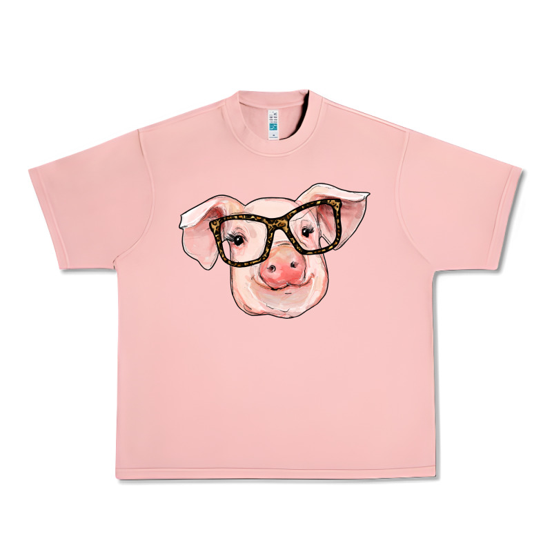 Pig With Glasses Urban Heavy Tee by RanaPortraitStore | Teevron