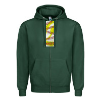 Sports Green softball and baseball pen wraps Zipper Hoodie - BundleAndBundleShop