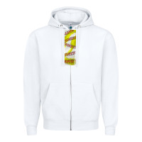 White softball and baseball pen wraps Zipper Hoodie - BundleAndBundleShop