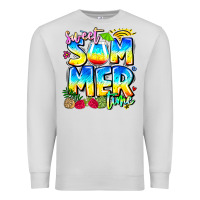 Dove Grey summer time Premium Sweatshirt - CowhideDigitalArt