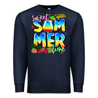 Navy summer time Premium Sweatshirt - CowhideDigitalArt
