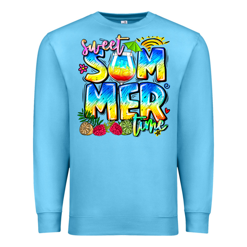 Summer Time Premium Sweatshirt by CowhideDigitalArt | Teevron