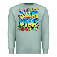 Seafoam summer time Premium Sweatshirt - CowhideDigitalArt