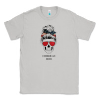 Moon Dust Glitter American Flag Patterned American Mom Skull Classic Tee - Bettercallsaul