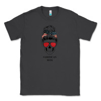 Smoke Glitter American Flag Patterned American Mom Skull Classic Tee - Bettercallsaul