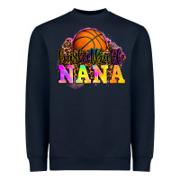 Navy basketball nana Heavyweight Sweatshirt - OliviaCreatesArt