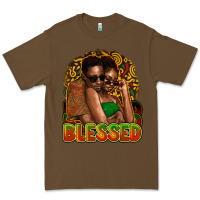 Cacao black couple blessed Premium Tee - NancyCooperArtShop