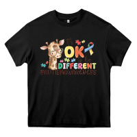 Black its ok to be different Heavy Core Tee - MaliasSmallBusiness