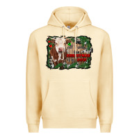 Pina Colada all i want for christmas is a cow cowhide Premium Hoodie - RanaPortraitStore