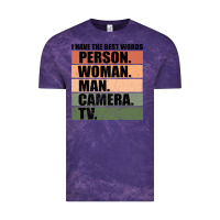 Cloud Purple Person Woman Man Camera Tv Vintage Tee - Bettercallsaul