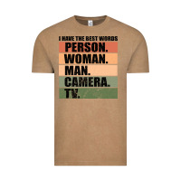Vintage Coffee Person Woman Man Camera Tv Vintage Tee - Bettercallsaul