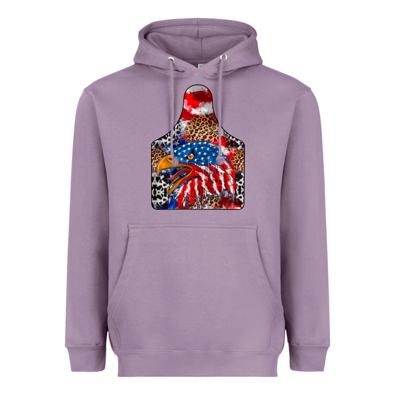America Heavyweight Hoodie by CowhideDigitalArt | Teevron