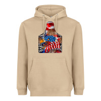 Mushroom America Heavyweight Hoodie - CowhideDigitalArt