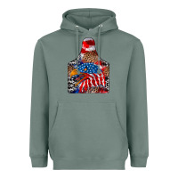 Sage America Heavyweight Hoodie - CowhideDigitalArt