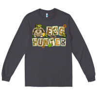 Smoke Egg hunter with plate letters Easter Day Long Sleeve Tee - HowdyJamesFarm