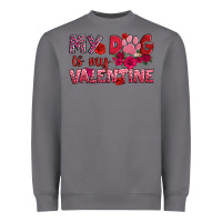 Storm my dog is my valentine Heavyweight Sweatshirt - OliviaCreatesArt