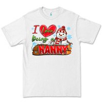White i love being a nanny Premium Tee - MaliasSmallBusiness