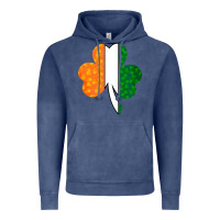 Vintage Denim Shamrock Boobs St Patrick's Day design Vintage Hoodie - Bettercallsaul
