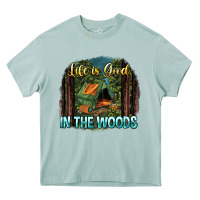 Arona life is good in the woods Heavy Core Tee - NancyCooperArtShop