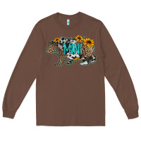 Chestnut baby bear mini sunflowers leopard cowhide mother's day Long Sleeve Tee - Jasminsmagicworld