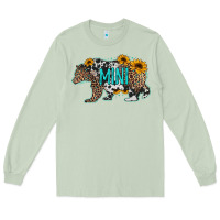 Matcha baby bear mini sunflowers leopard cowhide mother's day Long Sleeve Tee - Jasminsmagicworld