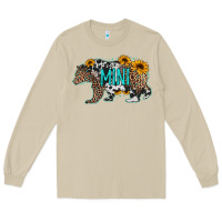 Mushroom baby bear mini sunflowers leopard cowhide mother's day Long Sleeve Tee - Jasminsmagicworld