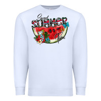 White sweet summer time Premium Sweatshirt - CowhideDigitalArt