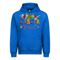 Cobalt easter vibes and butterfly with bunny and flowers Urban Hoodie - Artiststas