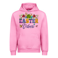 Fuchsia Pink easter vibes and butterfly with bunny and flowers Urban Hoodie - Artiststas