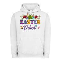 Pigment Lunar Rock easter vibes and butterfly with bunny and flowers Urban Hoodie - Artiststas