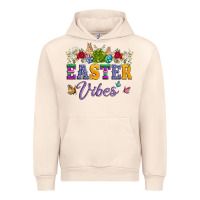 Sandshell easter vibes and butterfly with bunny and flowers Urban Hoodie - Artiststas