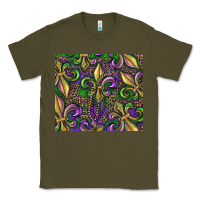 Army Green mardi gras fleur de lis Classic Tee - RanaPortraitStore