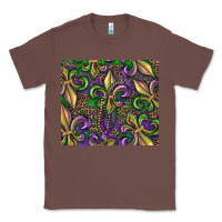 Chestnut mardi gras fleur de lis Classic Tee - RanaPortraitStore