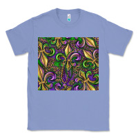 Colony Blue mardi gras fleur de lis Classic Tee - RanaPortraitStore