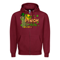Burgundy un pinch able Zipper Hoodie - FaDigitalArtStudio