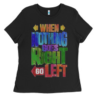 Black motivational direction quote Ladies Tee - tuanDangUi