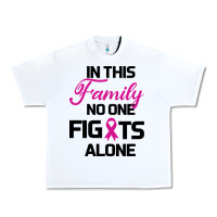 White In This Family No One Fights Alone Urban Heavy Tee - Bettercallsaul