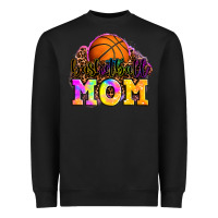 Black basketball mom Heavyweight Sweatshirt - OliviaCreatesArt