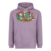 Lavender baseball grandma Heavyweight Hoodie - CowhideDigitalArt