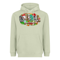 Matcha baseball grandma Heavyweight Hoodie - CowhideDigitalArt