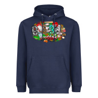 Navy baseball grandma Heavyweight Hoodie - CowhideDigitalArt