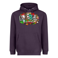 Plum baseball grandma Heavyweight Hoodie - CowhideDigitalArt
